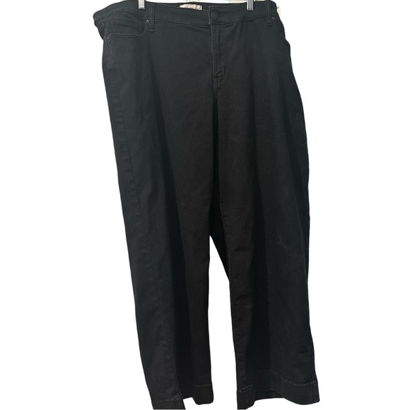 Lane Bryant Women's off Black Wide-Leg Jeans size 22/24 plus size - Picture 4 of 11